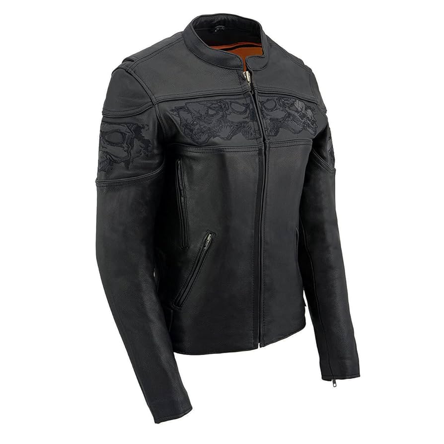 Milwaukee Leather MLL2540 Women's Crossover Black Leather